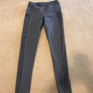 Victoria’s Secret sport dark grey mesh leggings